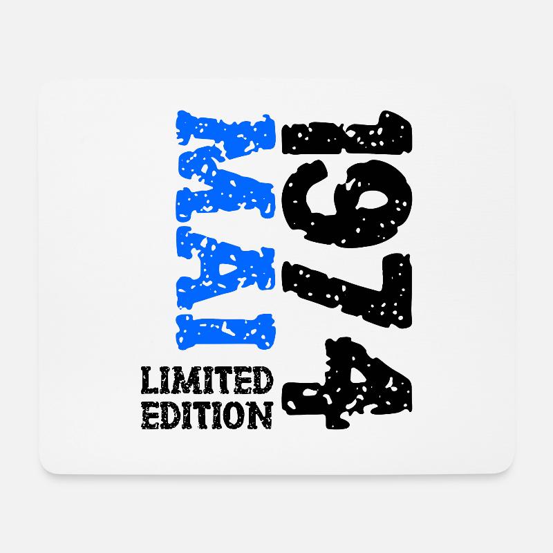 1974 Mai Limited Edition Geburtstag Geschenk - Mousepad (Querformat) - Weiß