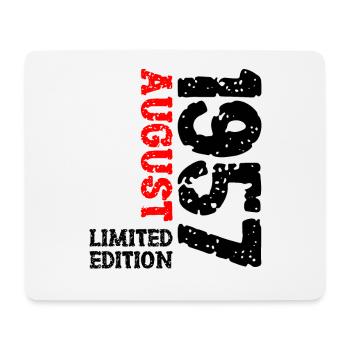 1957 August Limited Edition 66. Geburtstag Outfit - Mousepad (Querformat) - Weiß - Vorne