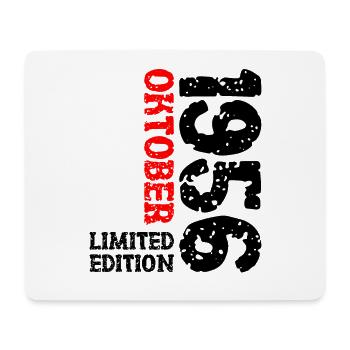 1956 Oktober Limited Edition 67. Geburtstag Deko - Mousepad (Querformat) - Weiß - Vorne
