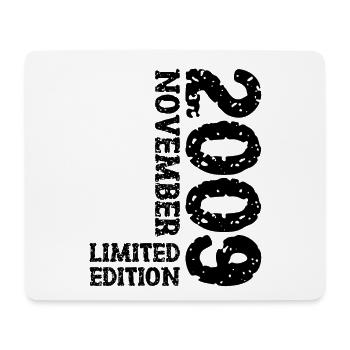 2009 November Limited Edition 14th Birthday Decoration - Mouse Pad (horizontal) - white - Front
