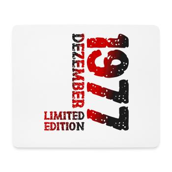 1977 Dezember Limited Edition 46. Geburtstag Deko - Mousepad (Querformat) - Weiß - Vorne
