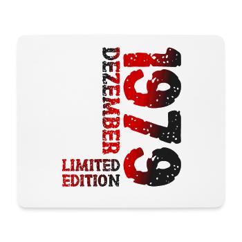 1979 Dezember Limited Edition 44. Geburtstag Deko - Mousepad (Querformat) - Weiß - Vorne