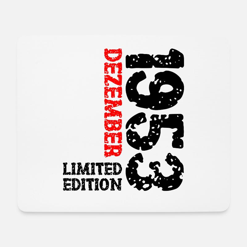 1953 Dezember Limited Edition 70. Geburtstag Deko - Mousepad (Querformat) - Weiß