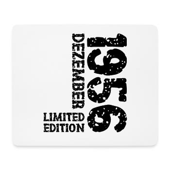 1956 December Limited Edition 67th Birthday Decoration - Mouse Pad (horizontal) - white - Front