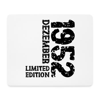 1952 December Limited Edition 71st Birthday Decoration - Mouse Pad (horizontal) - white - Front