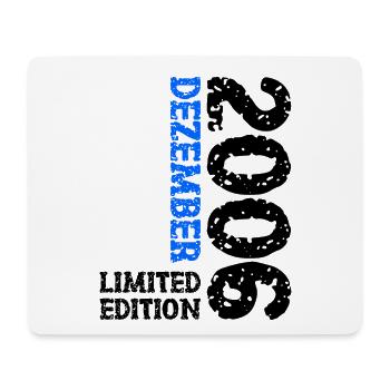 2006 Décembre Édition Limitée 17e Anniversaire Décoration - Tapis de souris (format paysage) - blanc - Devant