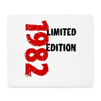 1982 Limited Edition Geburtstag Geschenk Frau Mann - Mousepad (Querformat) - Weiß - Vorne