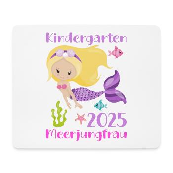 kiKindergarten 2025 Girls Gift Kita 2025 Dek - Mouse Pad (horizontal) - white - Front