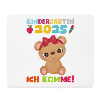 kiKindergarten 2025 Kids Gift Kita 2025 Décoration - Tapis de souris (format paysage) - blanc - Devant