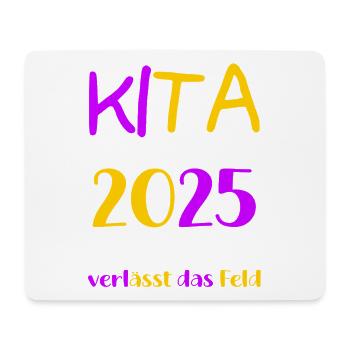 Abschied Kindergarten 2025 Geschenk Mädchen Jungen - Mousepad (Querformat) - Weiß - Vorne