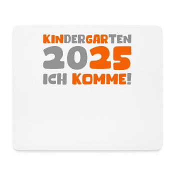 Jardin d’enfants 2025 Cadeau Kita 2025 Décoration - Tapis de souris (format paysage) - blanc - Devant