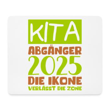 Abschied Kindergarten 2025 Geschenk Mädchen Jungen - Mousepad (Querformat) - Weiß - Vorne