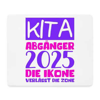Abschied Kindergarten 2025 Geschenk Mädchen Jungen - Mousepad (Querformat) - Weiß - Vorne