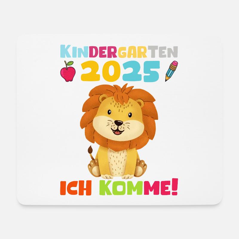 Kindergarten 2025 Kinder Geschenk Kita 2025 Deko - Mousepad (Querformat) - Weiß