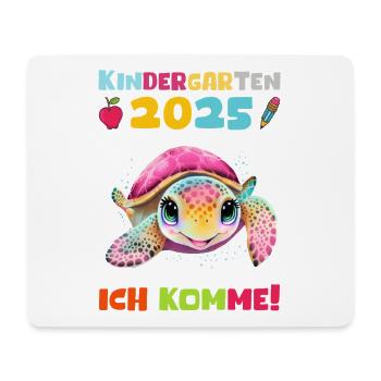 Jardin d’enfants 2025 Cadeau Kita 2025 Décoration - Tapis de souris (format paysage) - blanc - Devant