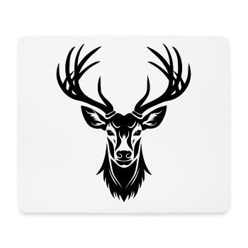 Deer - Mouse Pad (horizontal) - white - Front