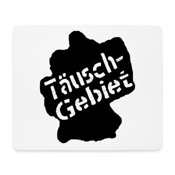 täuschgebiet - Mousepad (Querformat) - Weiß - Vorne