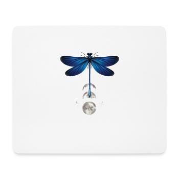 Occlusism Moon Phase Witchcraft Dragonfly Tarot - Mouse Pad (horizontal) - white - Front