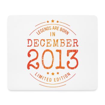 Birthday December 2013 Limited Edition Vintage - Mouse Pad (horizontal) - white - Front