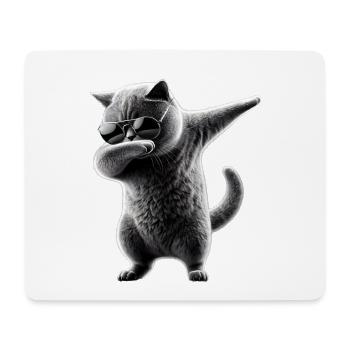 Dabbing British Shorthair Cat Dab Pets - Mouse Pad (horizontal) - white - Front