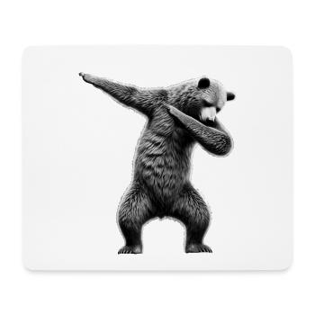 Funny Dabbing Bears Animal Lover Zoo Bear Animal - Mouse Pad (horizontal) - white - Front