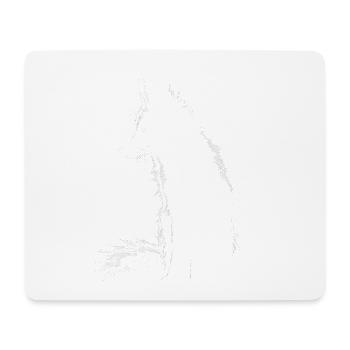 Lustiges Fuchs Fox Kunst Tier Natur Wildtier Tiere - Mousepad (Querformat) - Weiß - Vorne
