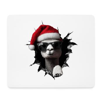 Alpaca Breeder Llama Christmas Christmas Alpaca - Mouse Pad (horizontal) - white - Front