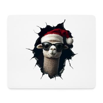 Alpaca Breeder Llama Christmas Christmas Alpaca - Mouse Pad (horizontal) - white - Front