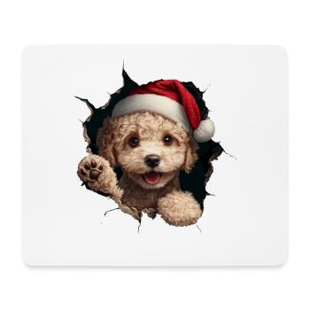 Dog owner dogs Christmas Christmas dog - Mouse Pad (horizontal) - white - Front