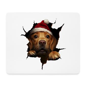 Dog owner dogs Christmas Christmas dog - Mouse Pad (horizontal) - white - Front