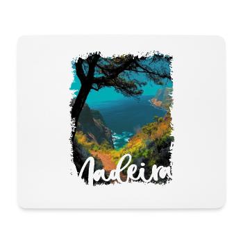 Île de Madère Portugal Vacances Visites Souvenirs - Tapis de souris (format paysage) - blanc - Devant