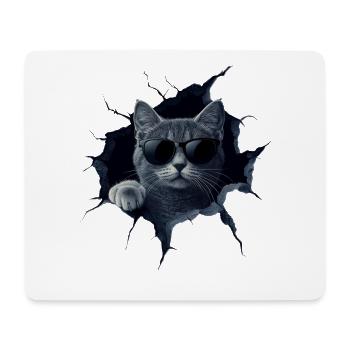 Funny Cats Cat Owner Cute Cat Pet - Mouse Pad (horizontal) - white - Front