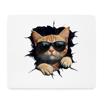 Funny Cats Cat Owner Cute Cat Pet - Mouse Pad (horizontal) - white - Front