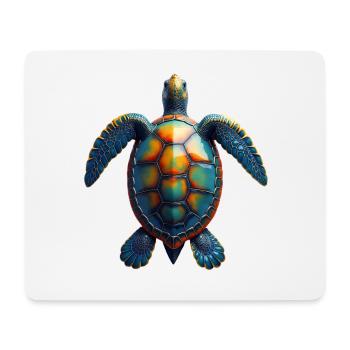 Amoureux des tortues de mer Motif safari animalier - Tapis de souris (format paysage) - blanc - Devant