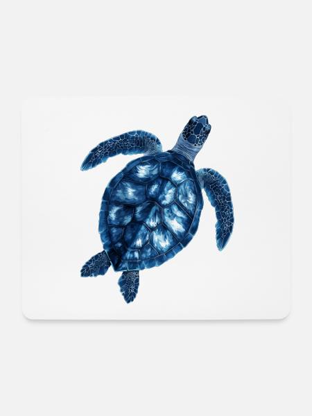Meeresschildkröten Liebhaber Motiv Wildlife Safari - Mousepad (Querformat) - Weiß