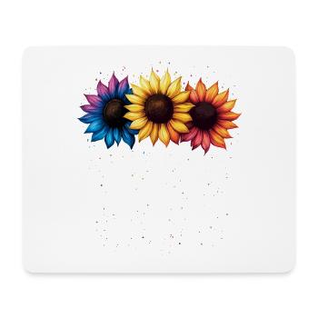 Summer Flowers Flower Inspiration Motivational Saying - Mouse Pad (horizontal) - white - Front