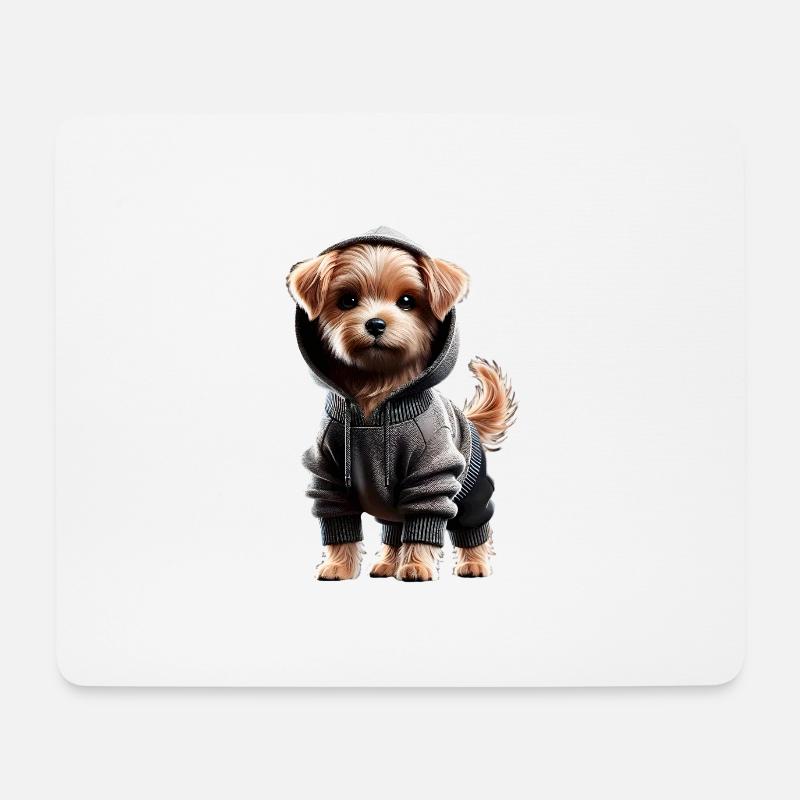 Lustiges Hunde Spruch Tierliebhaber Funny Dog Hund - Mousepad (Querformat) - Weiß