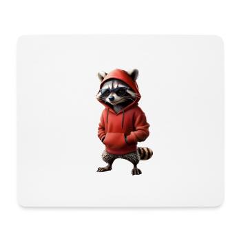 Funny Raccoon Saying Animal Lover Funny Raccoon - Mouse Pad (horizontal) - white - Front