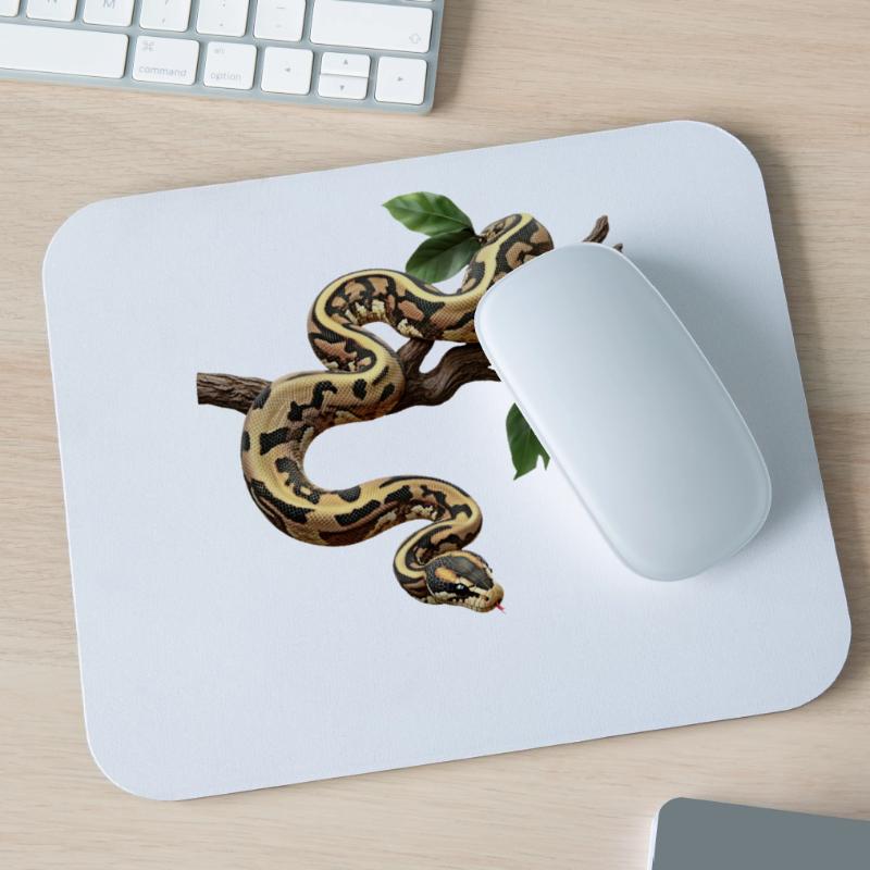 King Python Snakes Lover Terrarium Python Mouse Pad (horizontal)