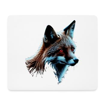 Funny Fox Fox Art Animal Nature Wildlife Animals - Mouse Pad (horizontal) - white - Front