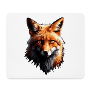 Funny Fox Fox Art Animal Nature Wildlife Animals - Mouse Pad (horizontal) - white - Front