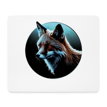 Drôle Renard Renard Art Animal Nature Animaux Animaux Sauvages - Tapis de souris (format paysage) - blanc - Devant