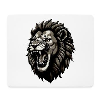 Lion Lover Wildlife Safari Art Lion Colorful - Mouse Pad (horizontal) - white - Front