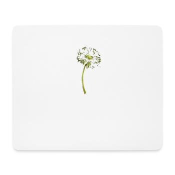Dandelion Dandelion Lover Floral Floral - Tapis de souris (format paysage) - blanc - Devant