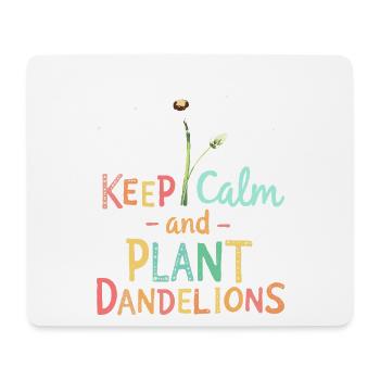 Dandelion Dandelion Lover Floral Floral - Tapis de souris (format paysage) - blanc - Devant