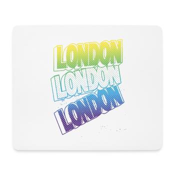 London England UK City Font Skyline Home - Mouse Pad (horizontal) - white - Front