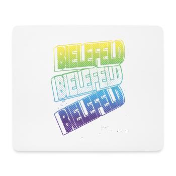 Bielefeld Allemagne City Font Skyline Accueil - Tapis de souris (format paysage) - blanc - Devant