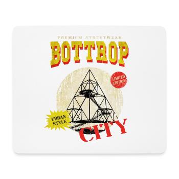 Bottrop Deutschland Stadt Skyline Vintage Retro - Mousepad (Querformat) - Weiß - Vorne