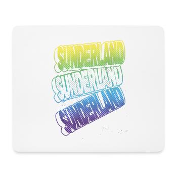 Sunderland England UK Stadt Schrift Skyline Heimat - Mousepad (Querformat) - Weiß - Vorne