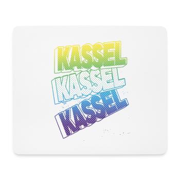 Kassel Allemagne City Font Skyline Accueil - Tapis de souris (format paysage) - blanc - Devant